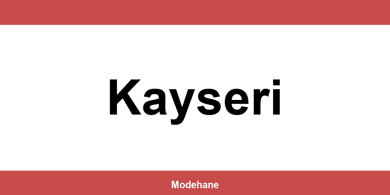 Tudors Kayseri mağazaları ve iletişim bilgileri